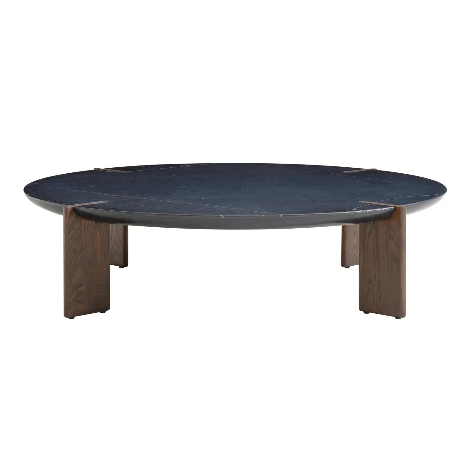 Meridian Coffee Table - Black Marble, Ash by Andrew Martin