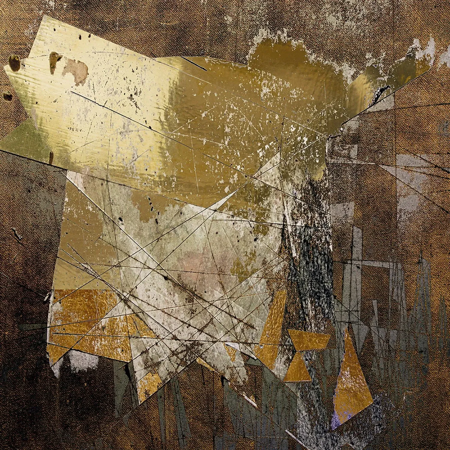 Metamorphism Plexiglass Artwork - Gold product