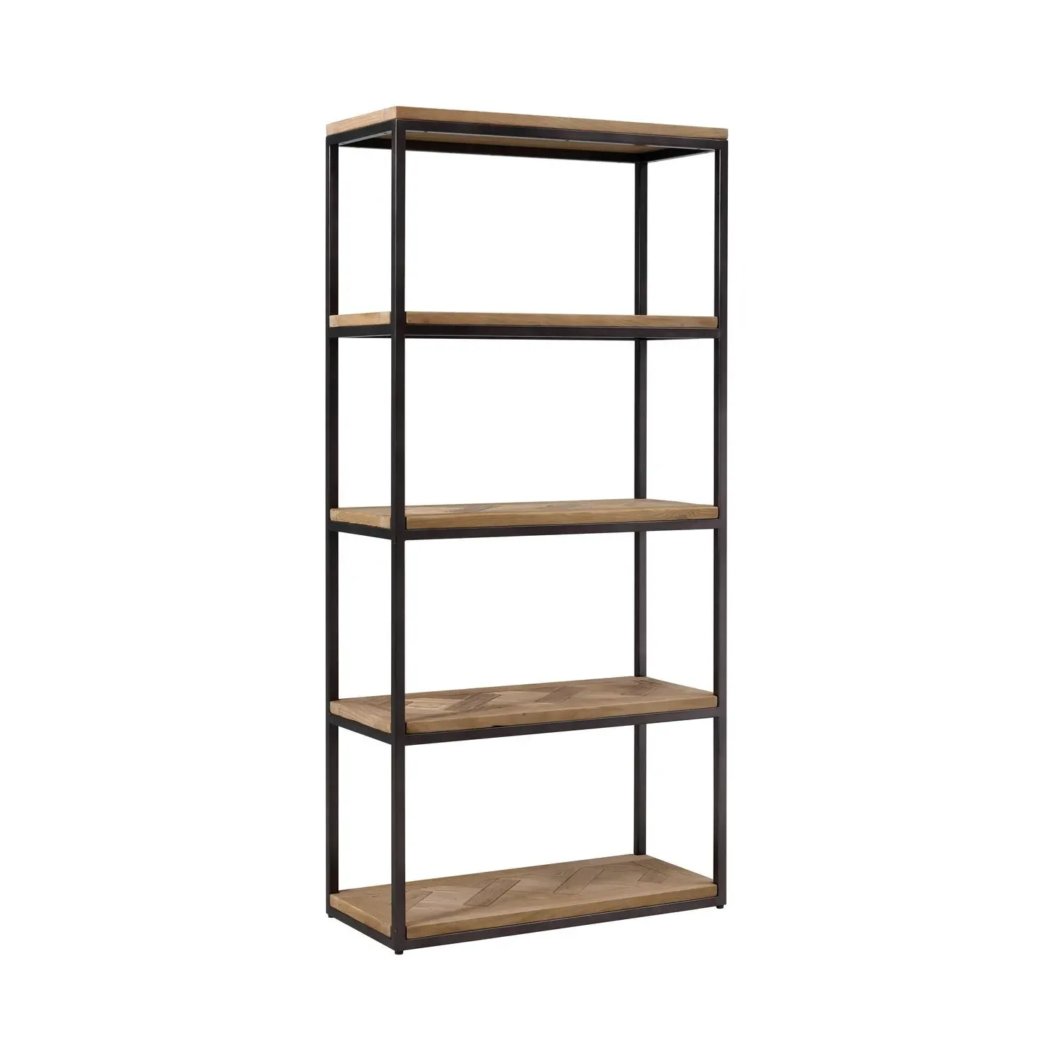 Moravia Bookcase with Storage - Pine, Iron alternate view