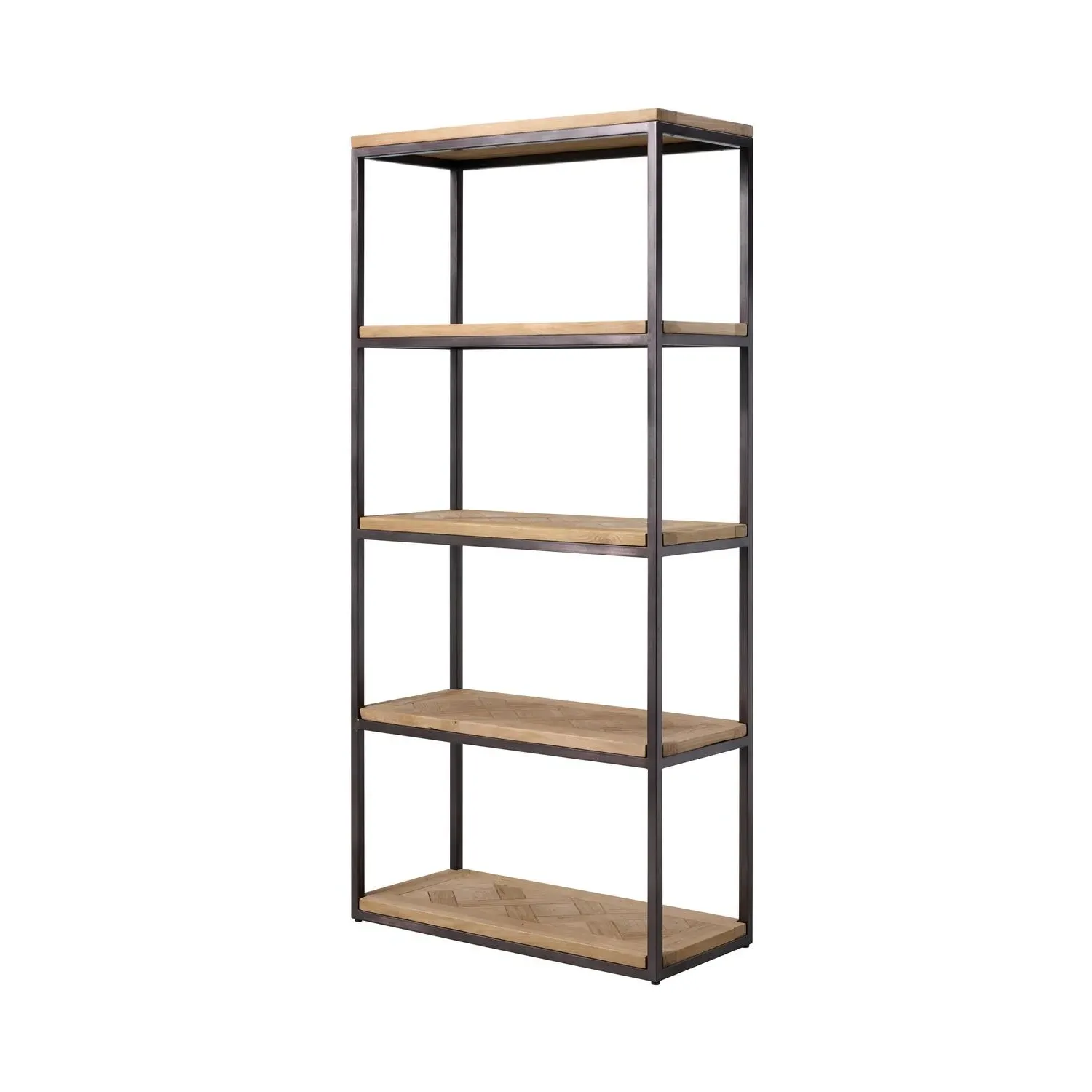 Moravia Bookcase with Storage - Pine, Iron product