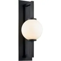 Outdoor Wall Light with Texture - Black alternate view