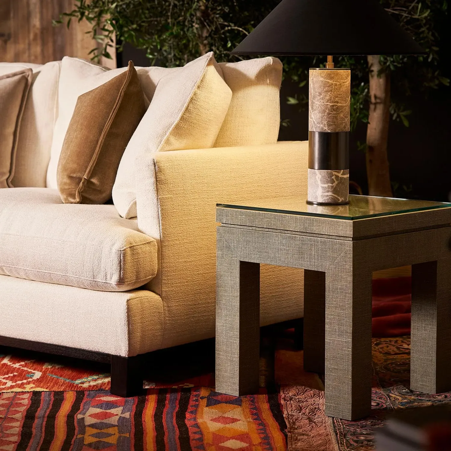 Paladin Side Table - Light Cement alternate view
