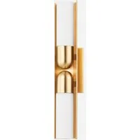 Paolo Wall Light - Brass, Glass alternate view