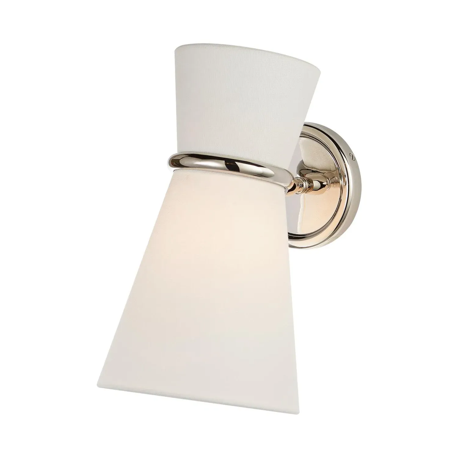 Pivoting Wall Light with Shade - Nickel product