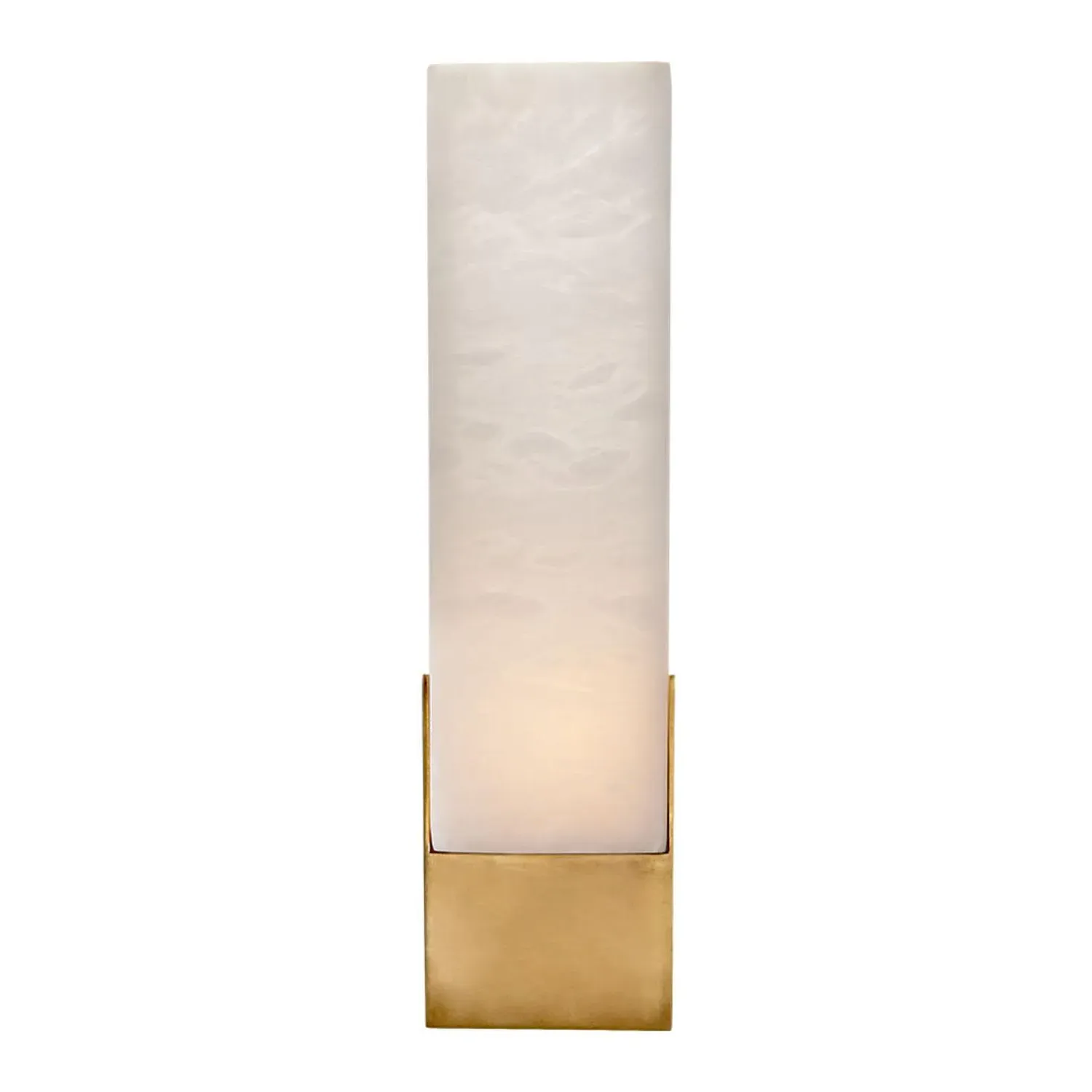 Rectangular Wall Light - Brass, Glass product