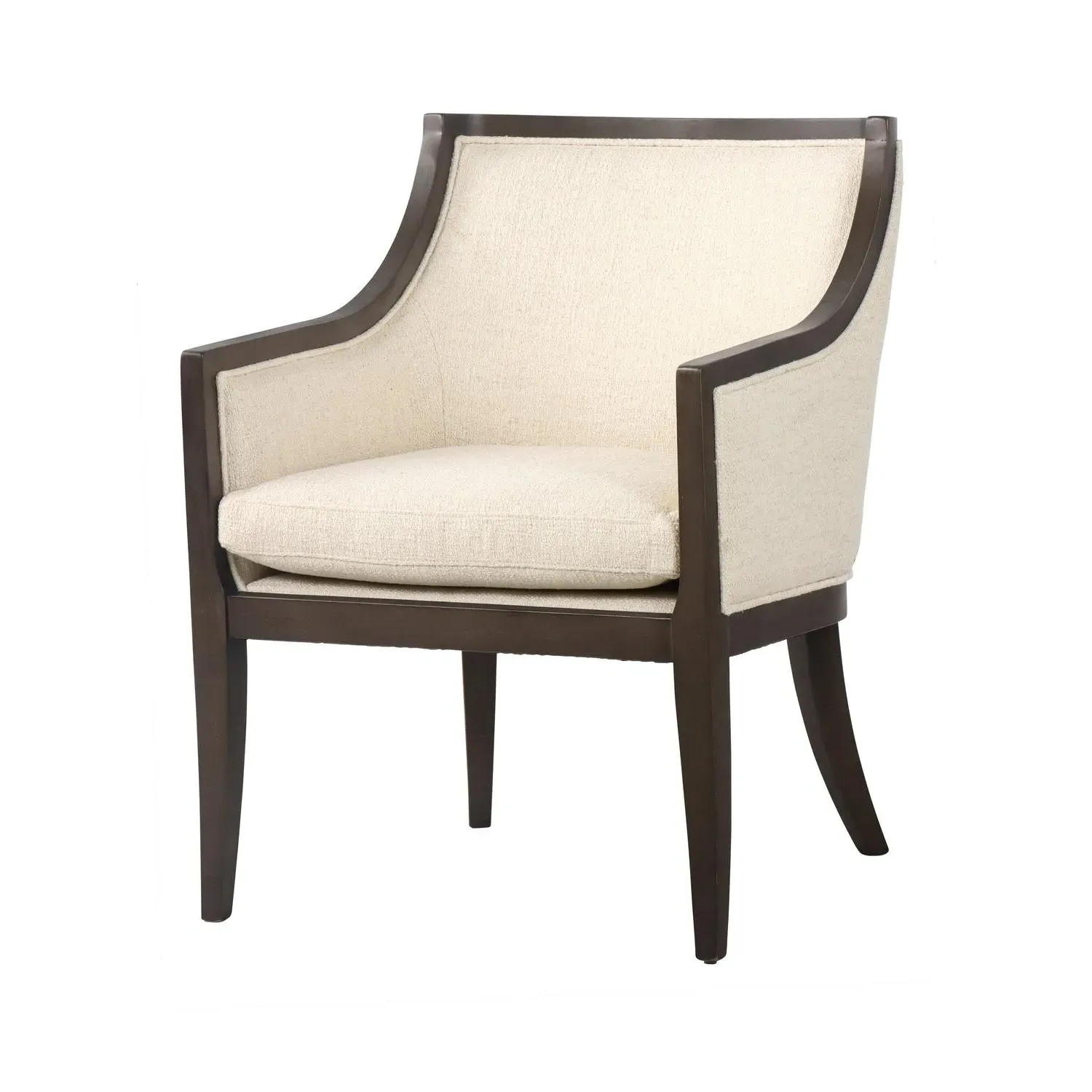 Rossetti Armchair - Light Neutral, Basket Weave Fabric product
