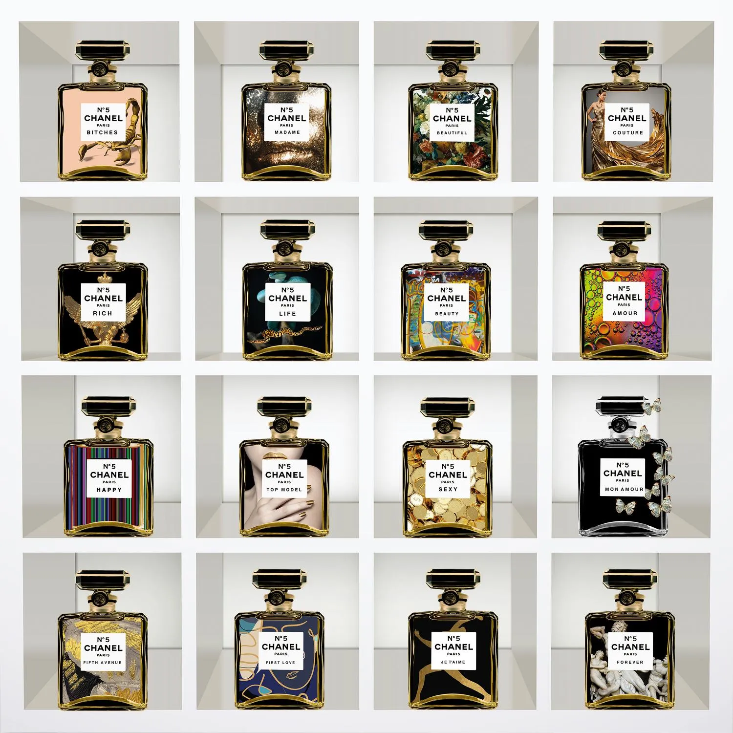 Scent Of Life II Square Wall Art - Multicoloured, Acrylic Plexiglass product