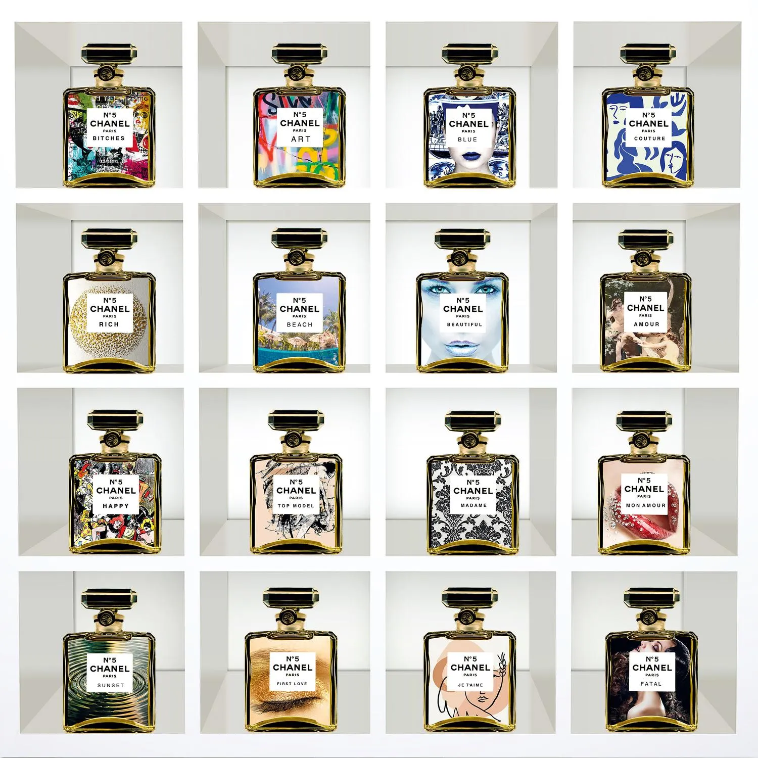 Scent Of Life Square Wall Art - Multicoloured, 100x100cm product