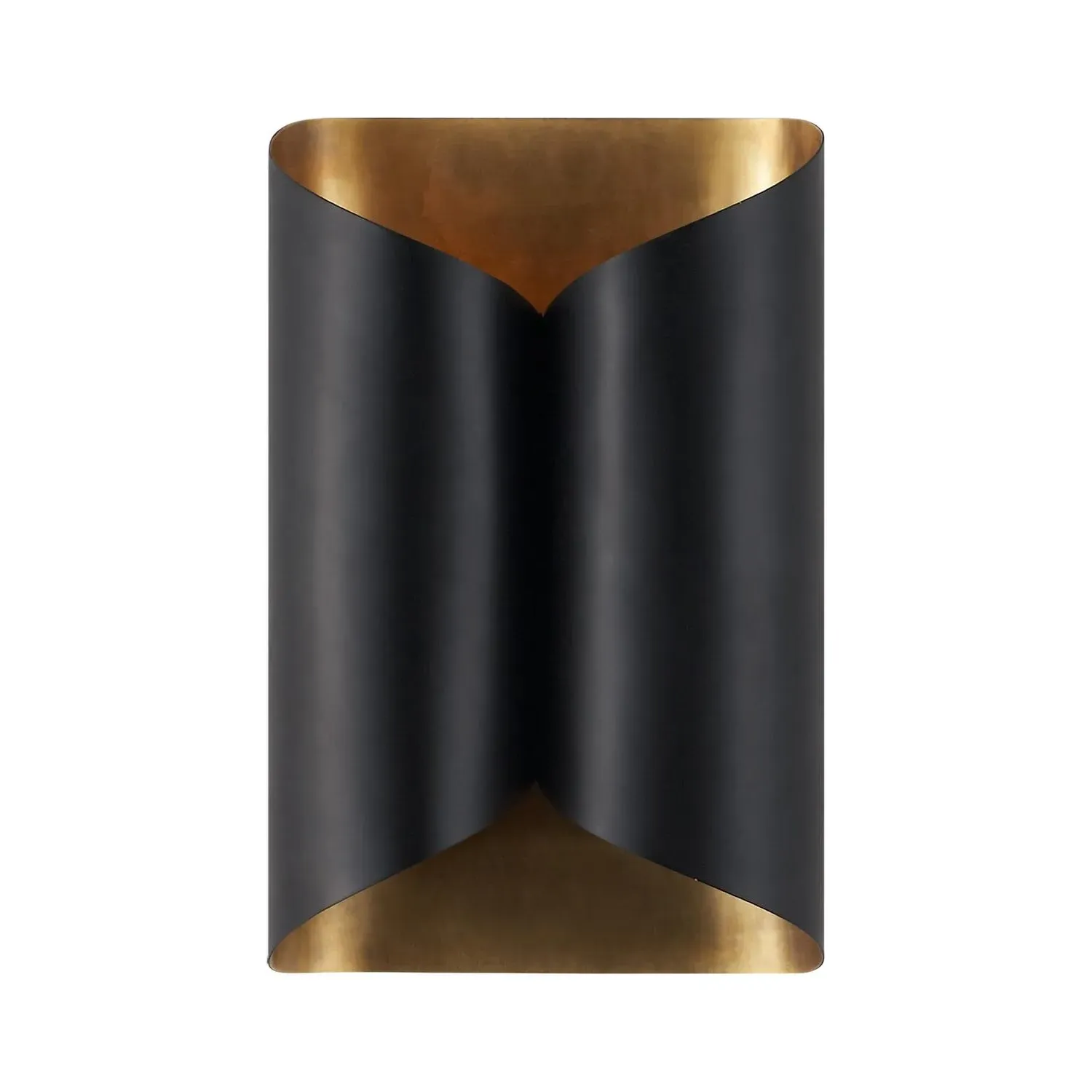 Selfoss Wide Small Wall Light - Antique Brass product