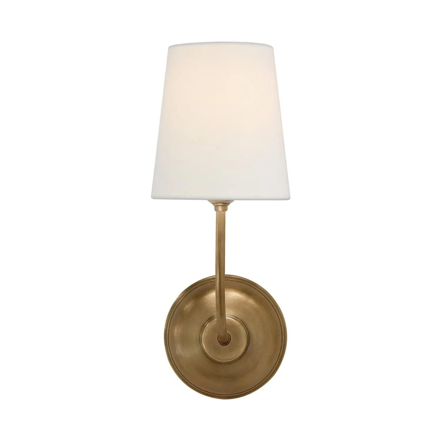 Single Wall Light - Antique Brass, Metal product