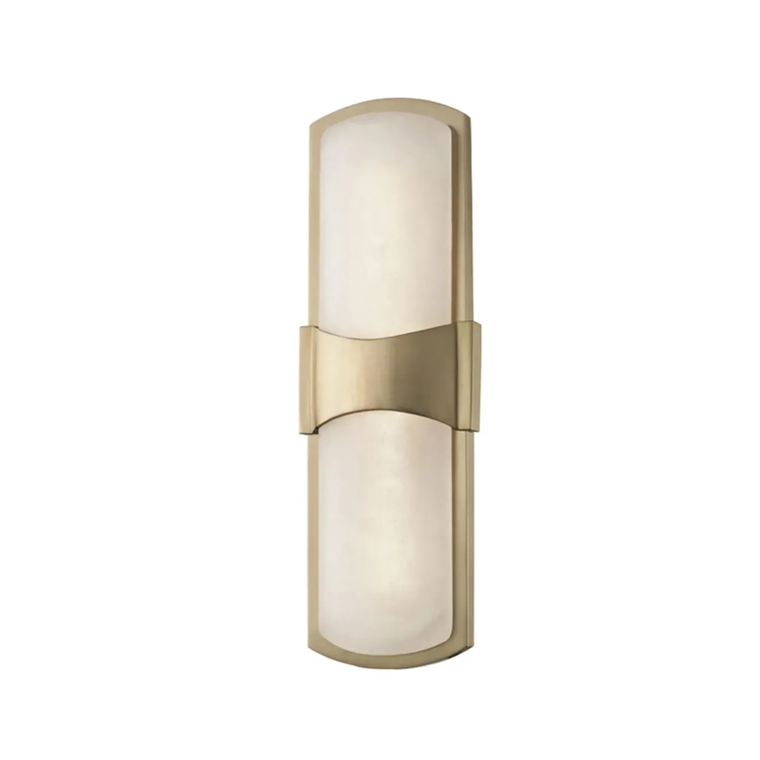 Small Wall Light with Alabaster - Aged Brass product