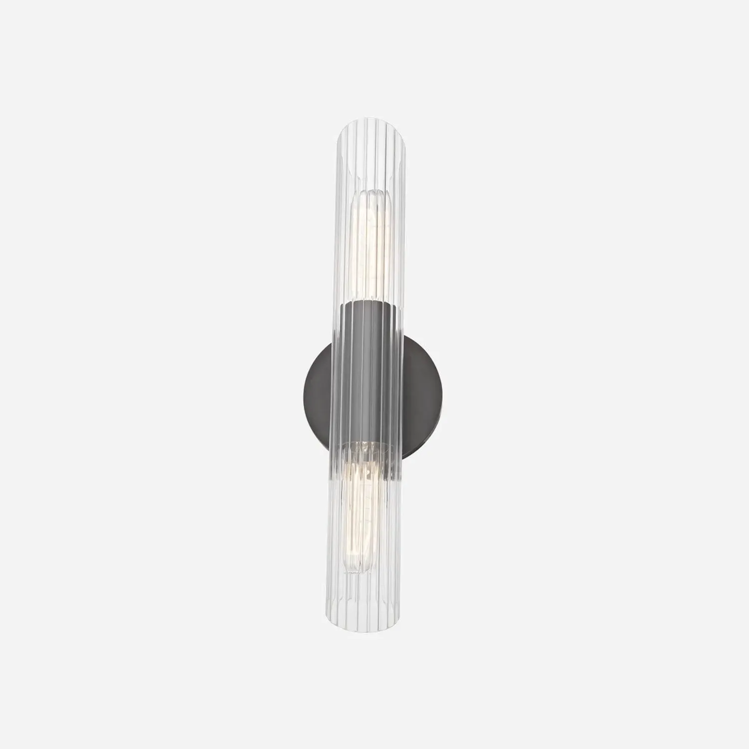 Small Wall Light with Faceted Glass - Bronze product