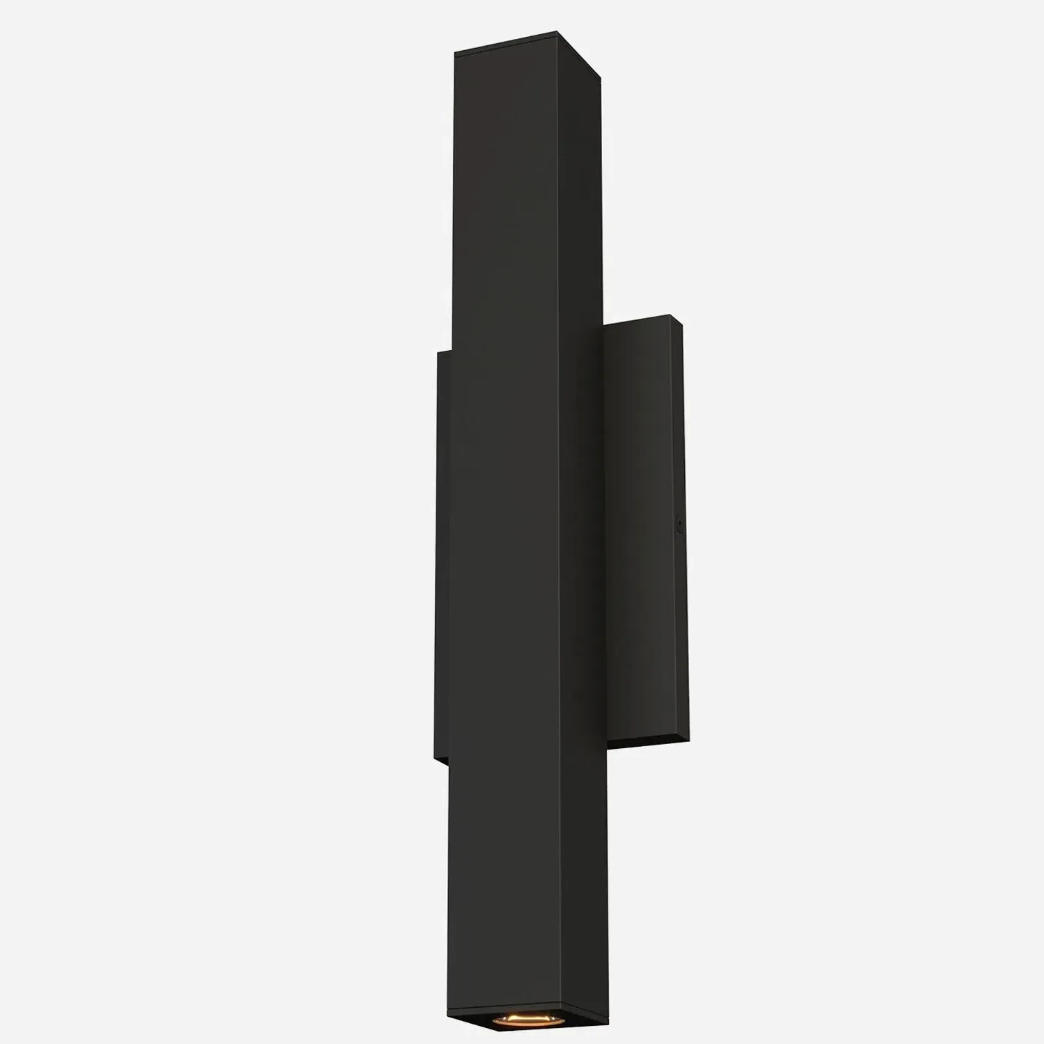Small Wall Light with LED - Black, Metal alternate view