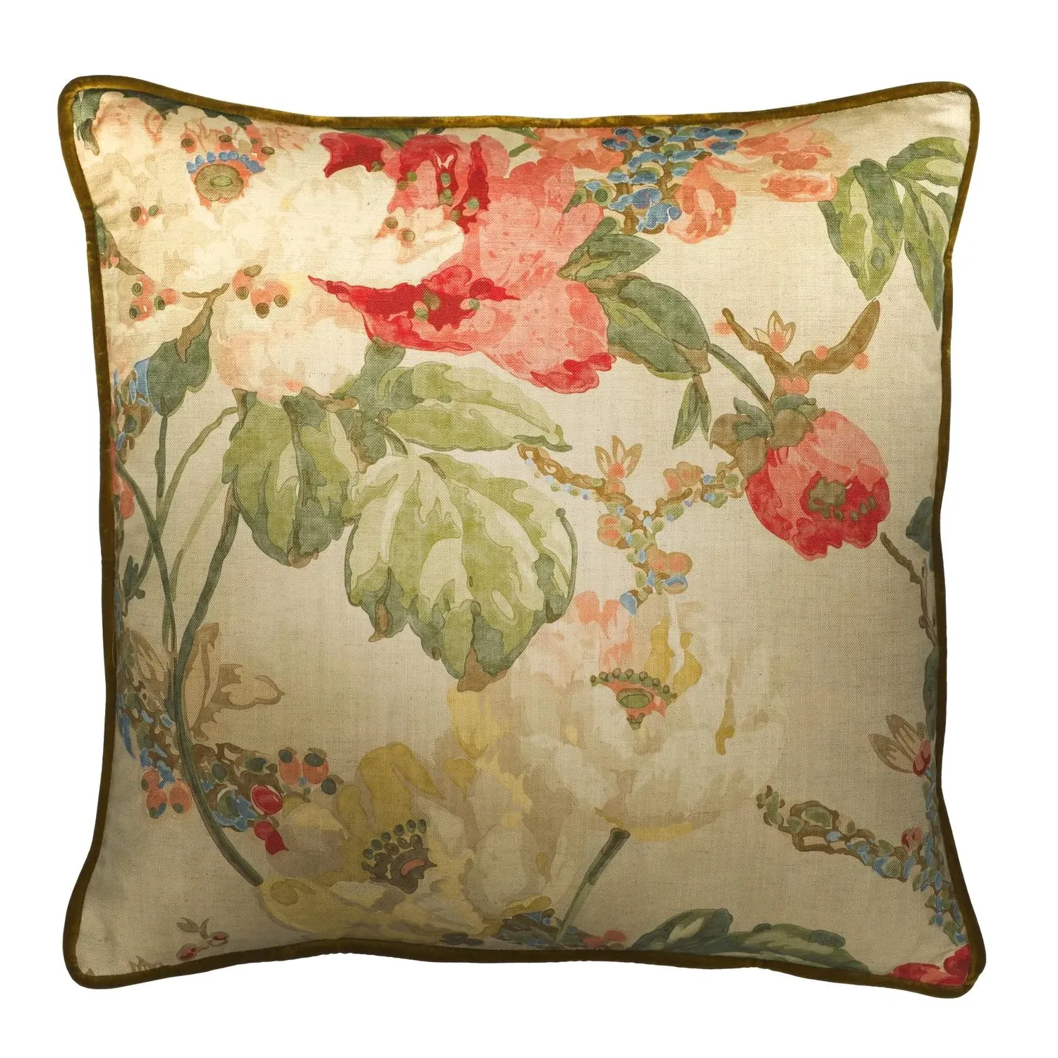 Square Cushion with Feather Fill - Natural, Cotton product