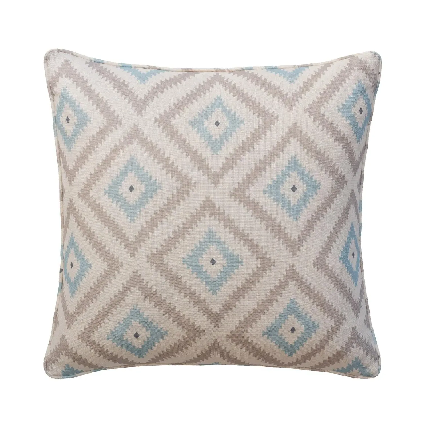 Square Cushion with Feather Fill - Powder, Linen product