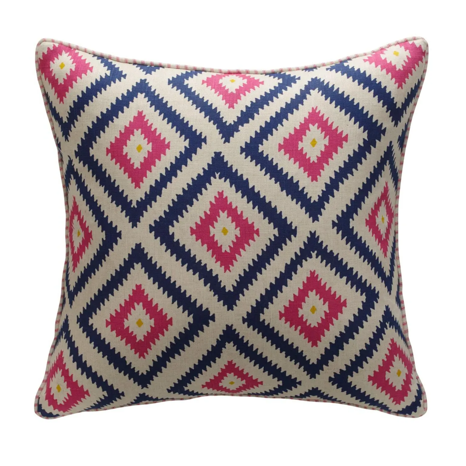Glacier Paradise Cushion - Pomegranate Pink, Linen Blend product
