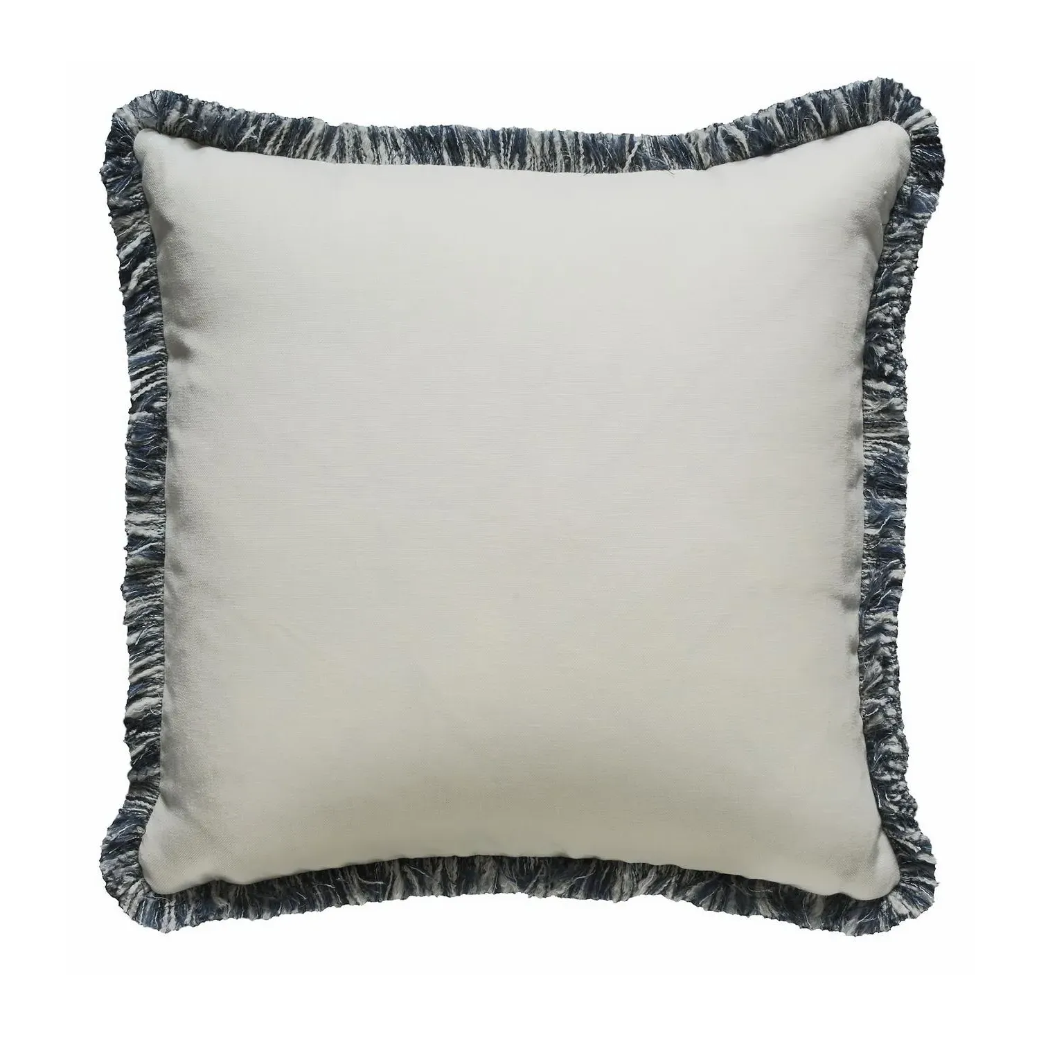 Square Cushion with Trim - Salt, Linen Blend product