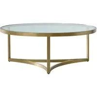 Sundance Large Coffee Table - Weathered Brass by Andrew Martin, image 3