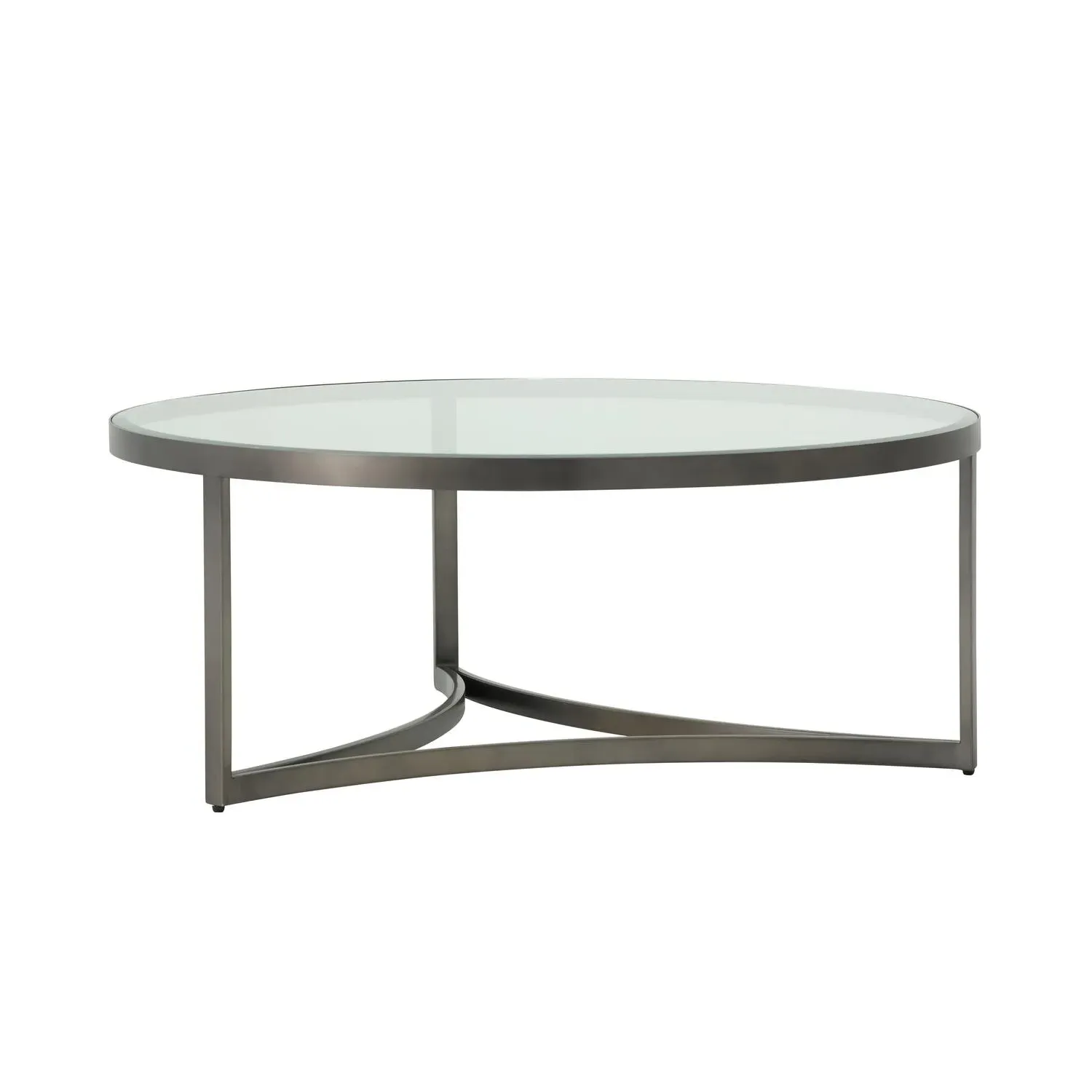 Sundance Large Coffee Table - Weathered Nickel by Andrew Martin, image 2