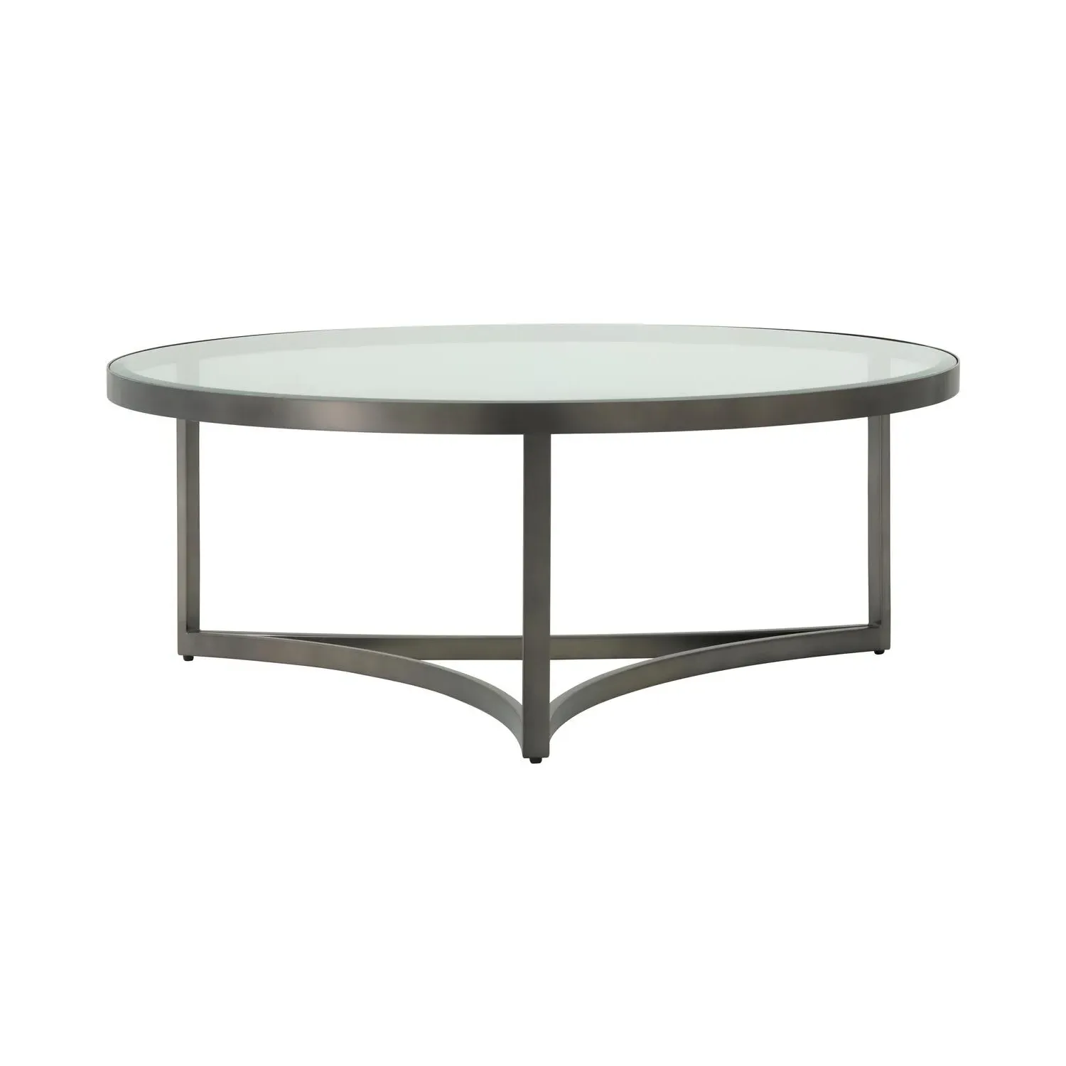 Sundance Large Coffee Table - Weathered Nickel by Andrew Martin