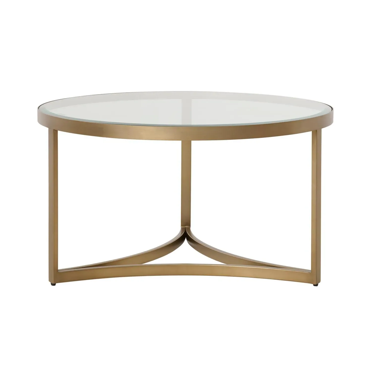 Sundance Medium Coffee Table - Weathered Brass by Andrew Martin, image 2