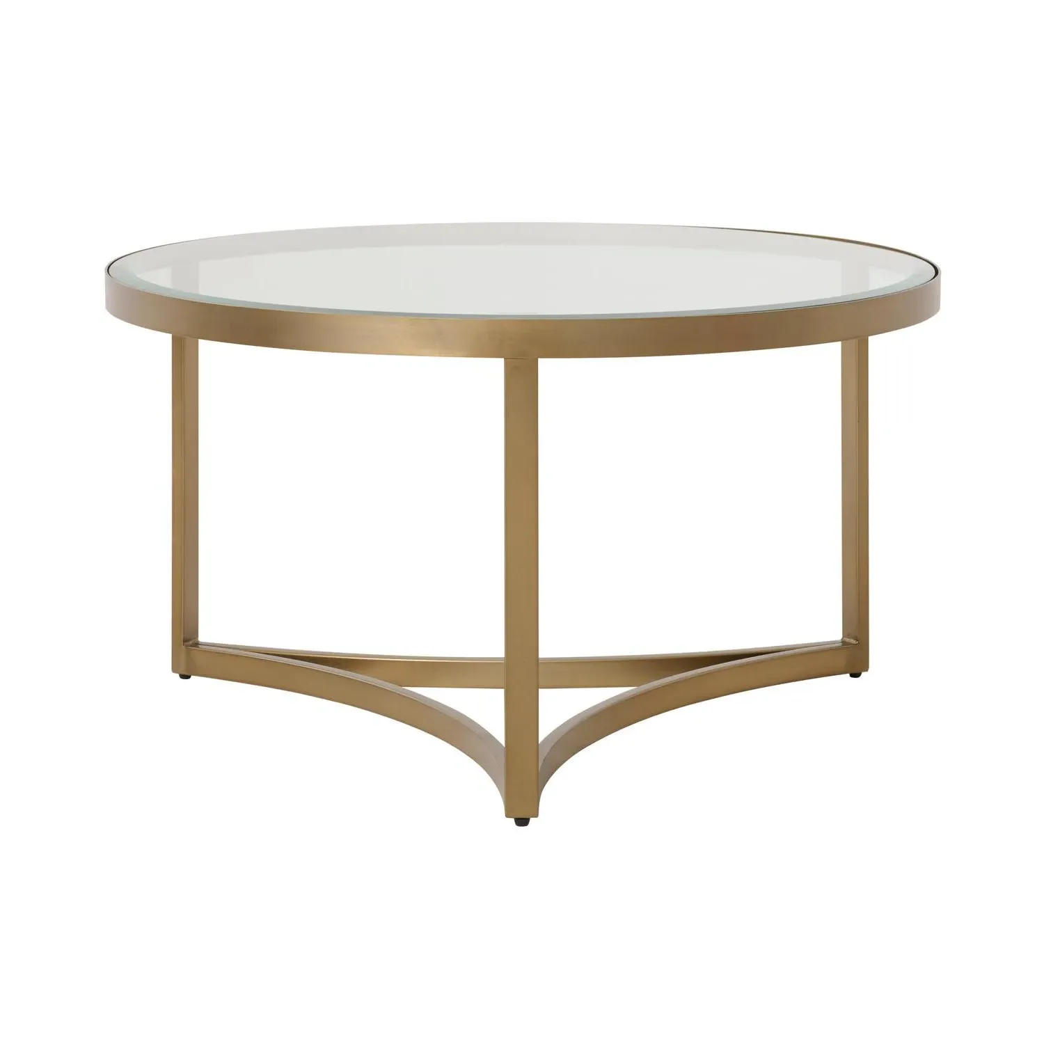 Sundance Medium Coffee Table - Weathered Brass by Andrew Martin