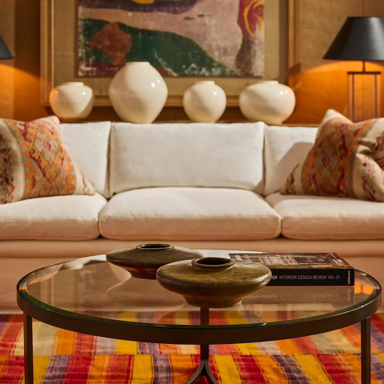 Sundance Medium Coffee Table - Weathered Nickel by Andrew Martin, alternate view