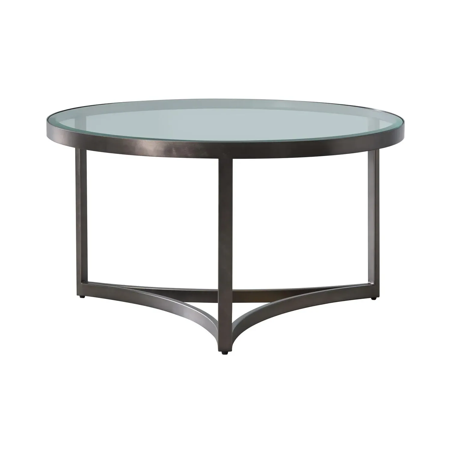 Sundance Medium Coffee Table - Weathered Nickel by Andrew Martin