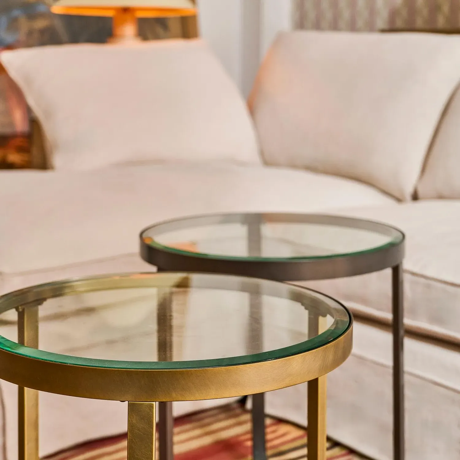 Sundance Side Table - Weathered Brass by Andrew Martin, image 2