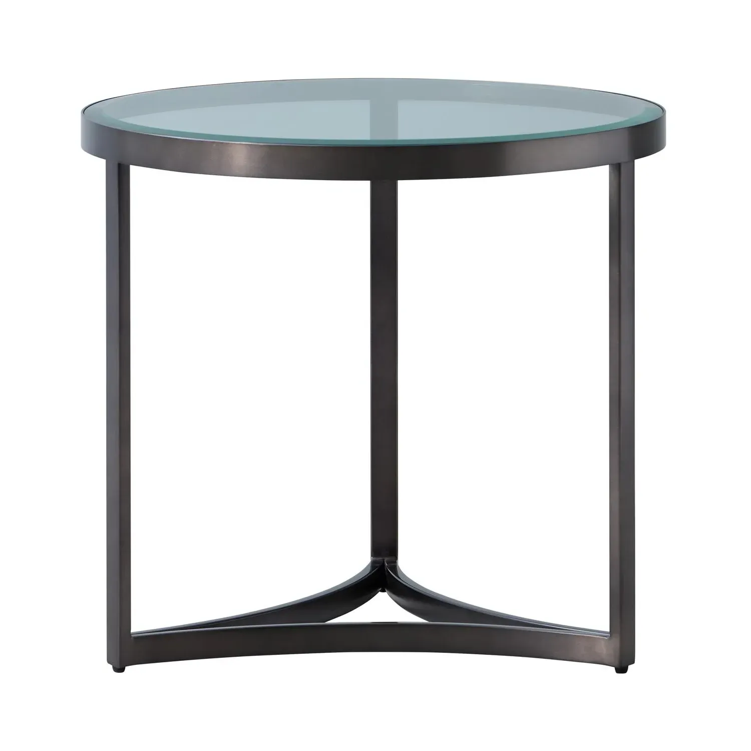 Sundance Side Table - Weathered Nickel by Andrew Martin, alternate view