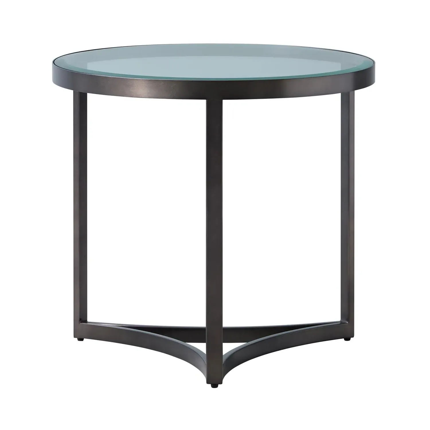 Sundance Side Table - Weathered Nickel by Andrew Martin