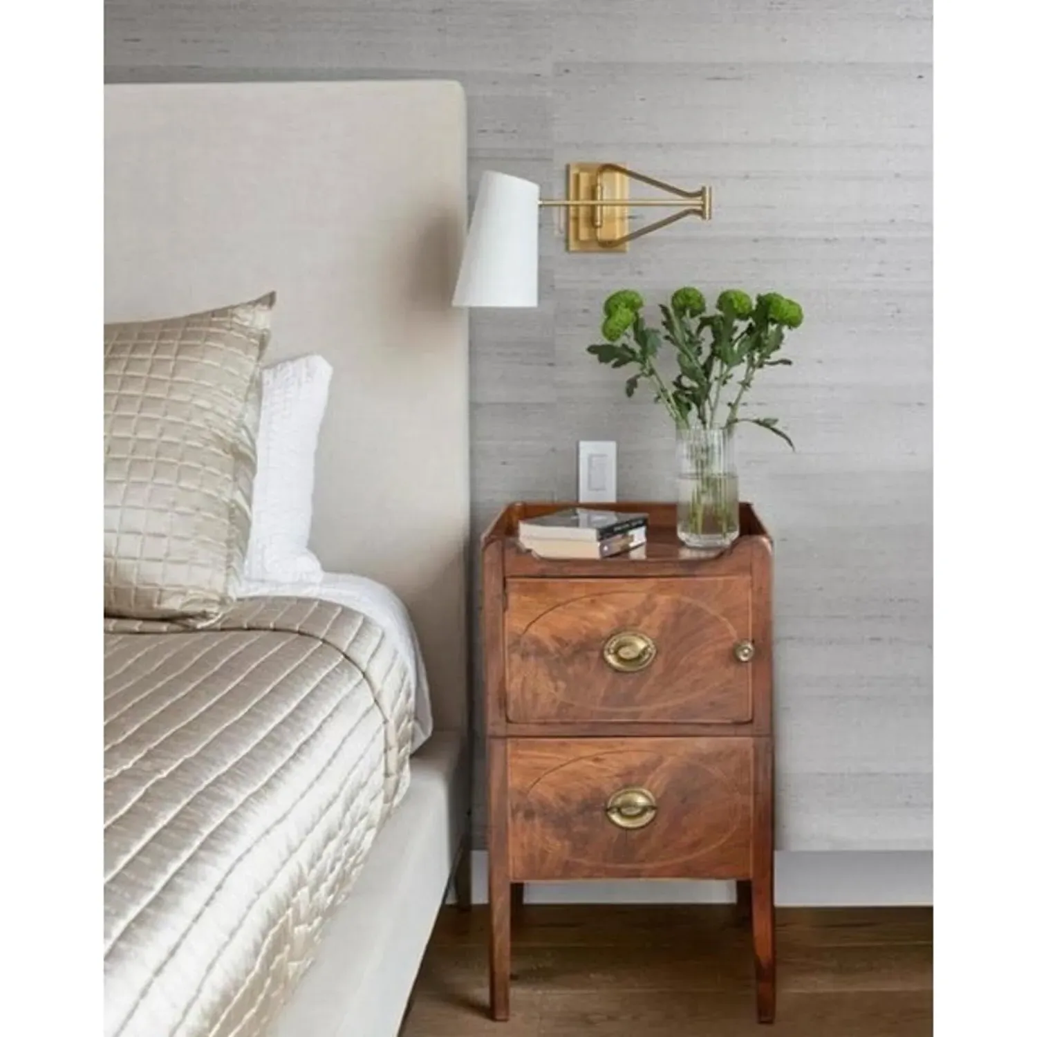 Swing Arm Wall Light - Brass, Metal alternate view