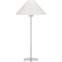 Table Lamp with Linen Shade - Polished Nickel alternate view