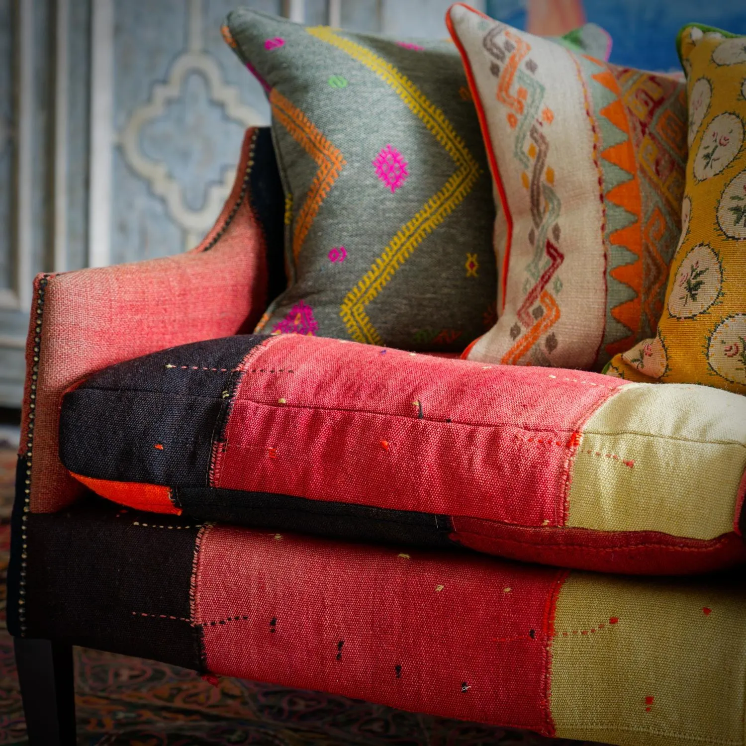 Regal Custom Sofa with Stud Detail alternate view