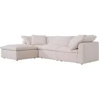 Truman Junior Sectional Sofa - Weathered Linen Stone by Andrew Martin, image 3