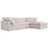 Truman Junior Sectional Sofa - Weathered Linen Stone by Andrew Martin, image 4