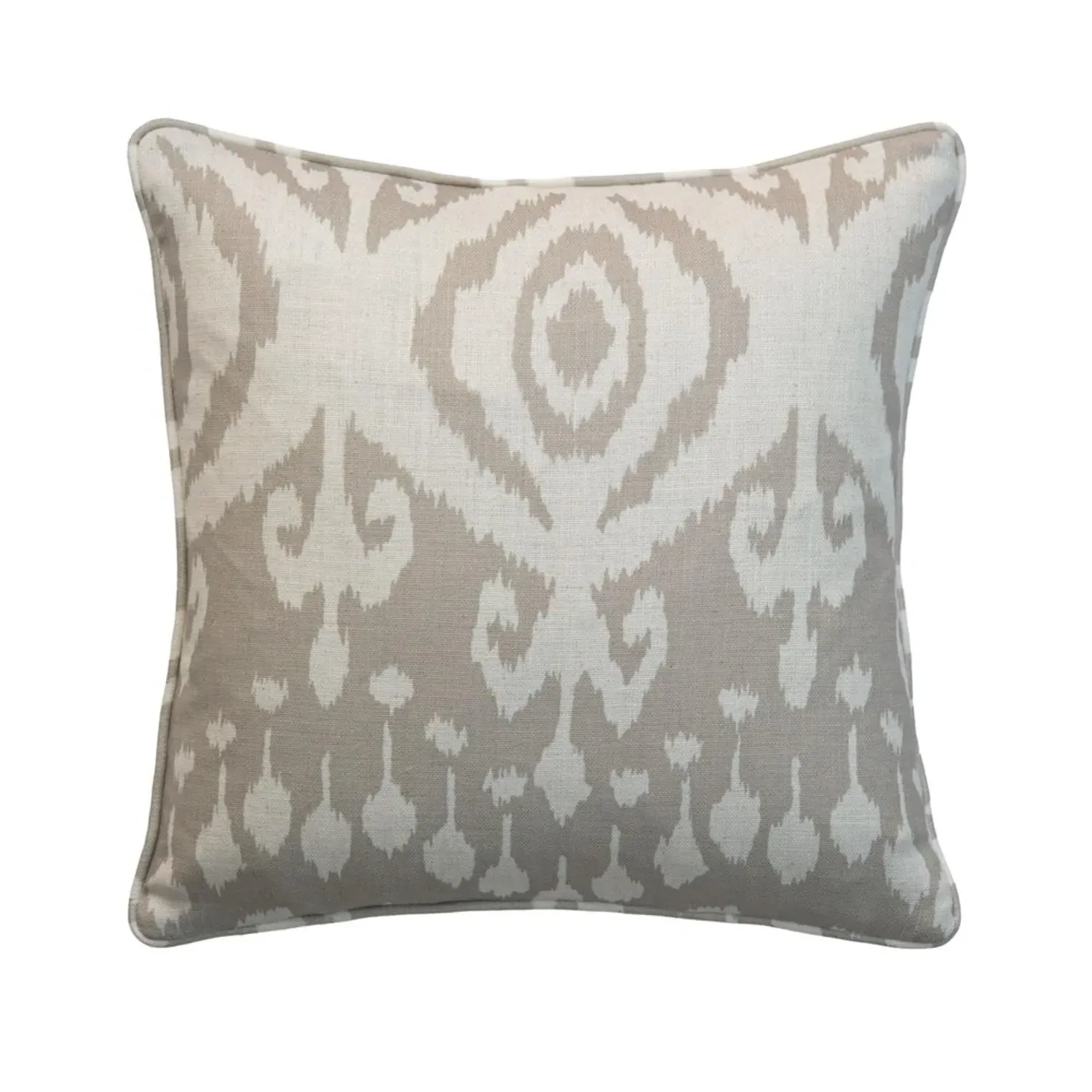 Volcano Canvas Ikat Cushion - Canvas, Bouclé product