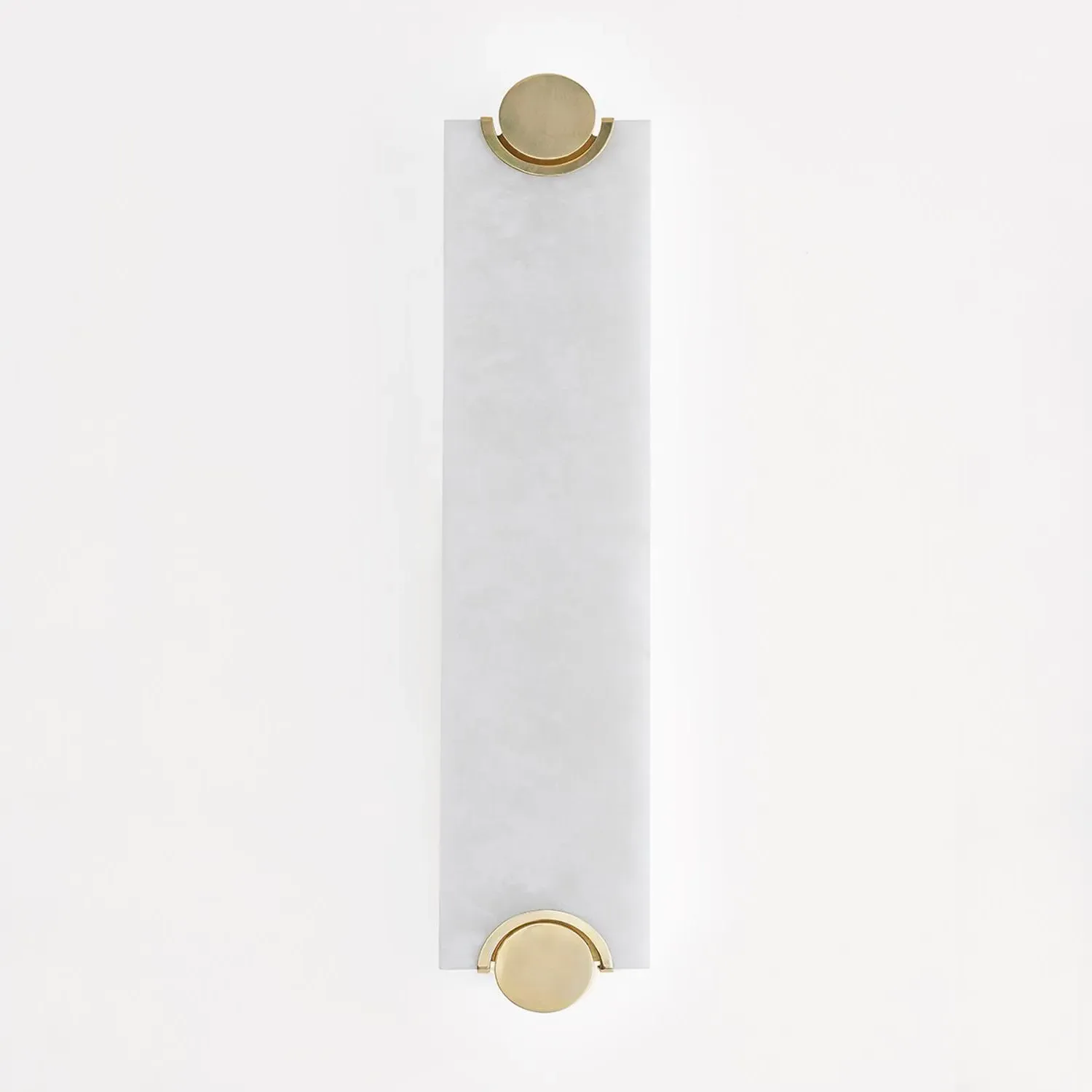 Wall Light with Alabaster Shade - Brass alternate view