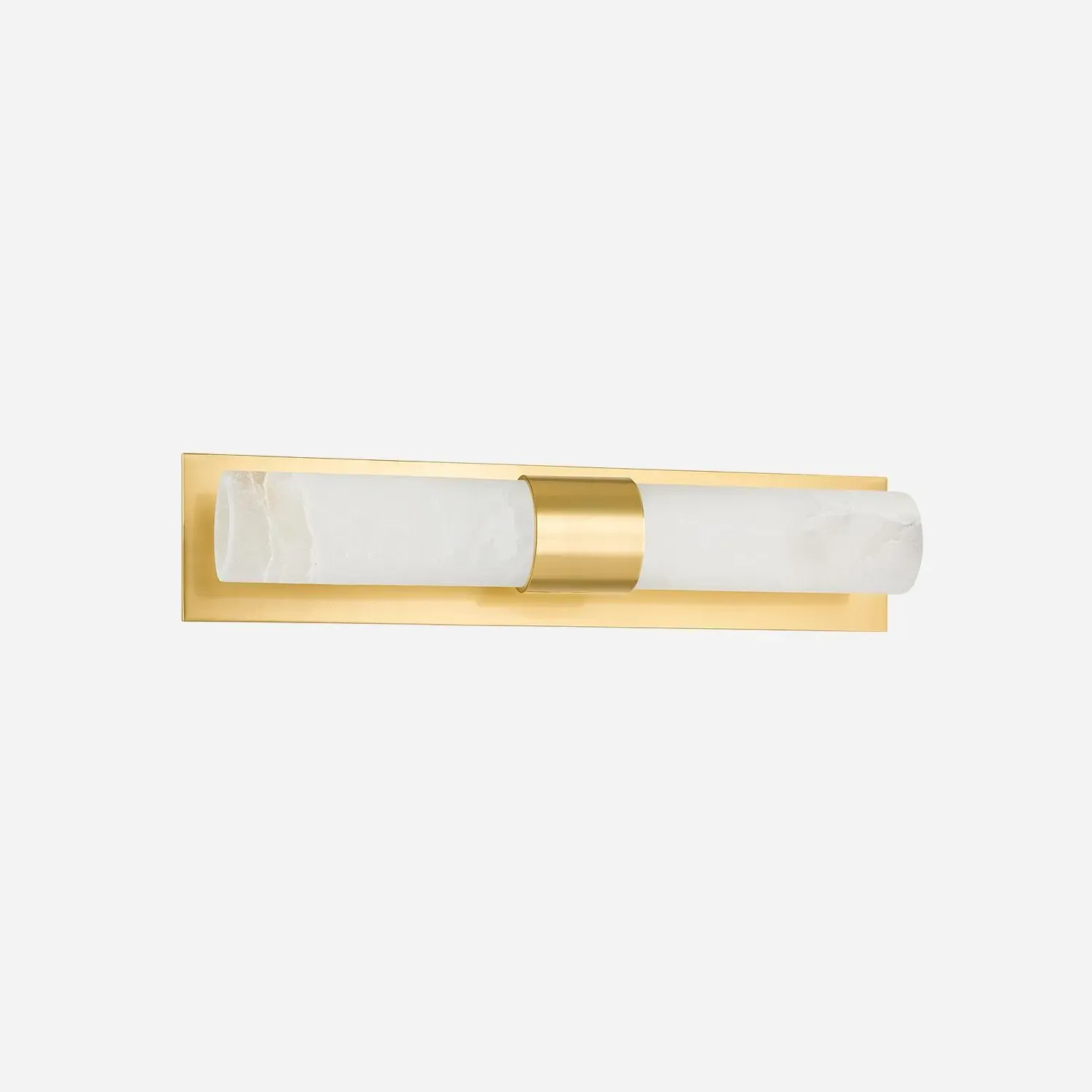 Wall Light with Alabaster Tubes - Brass alternate view