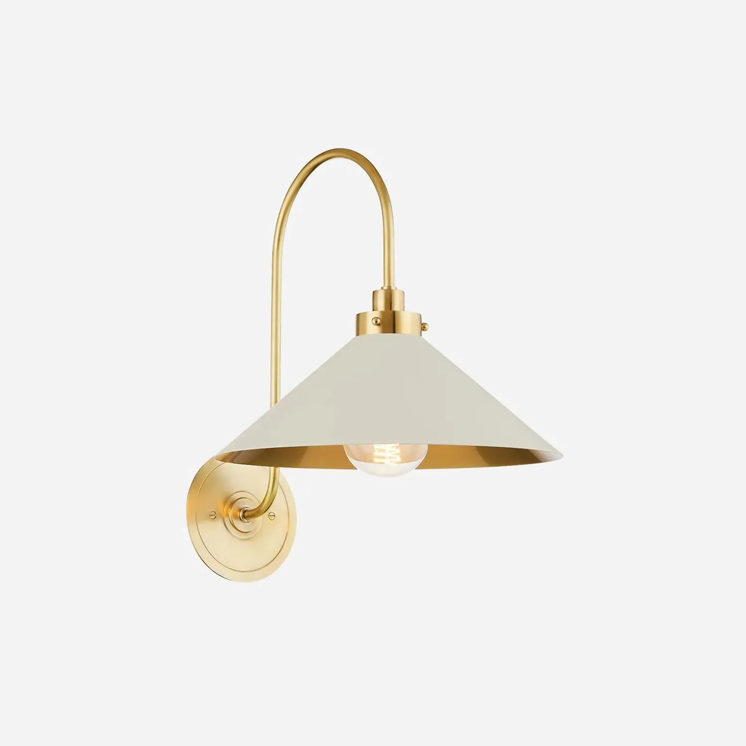 Wall Light with Classic Design - Brass product