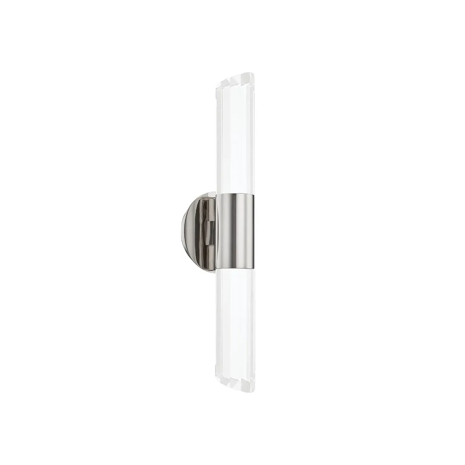 Wall Light with Crystal Detail - Polished Nickel product