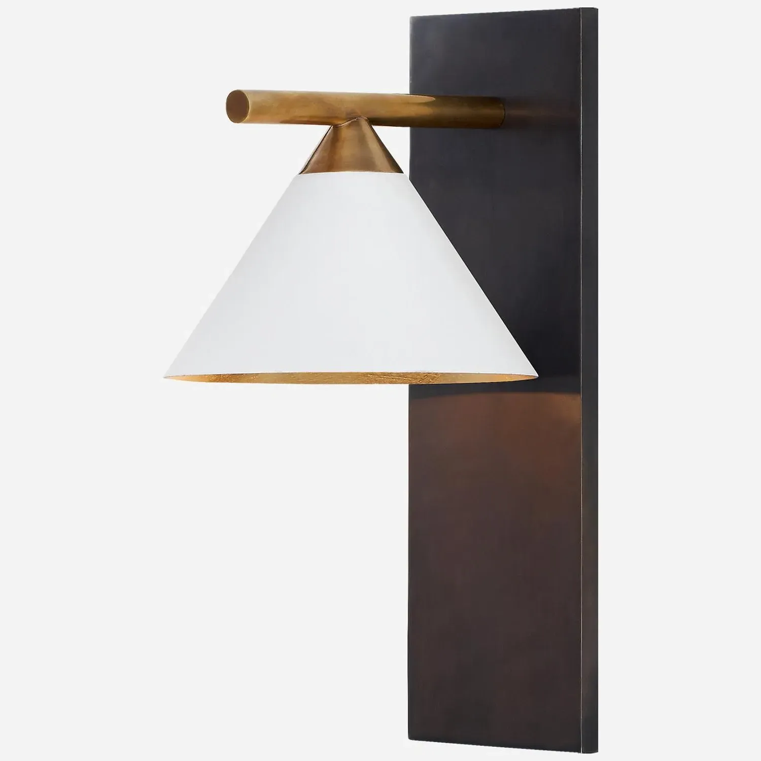 Wall Light with Curved Design - White, Matte product