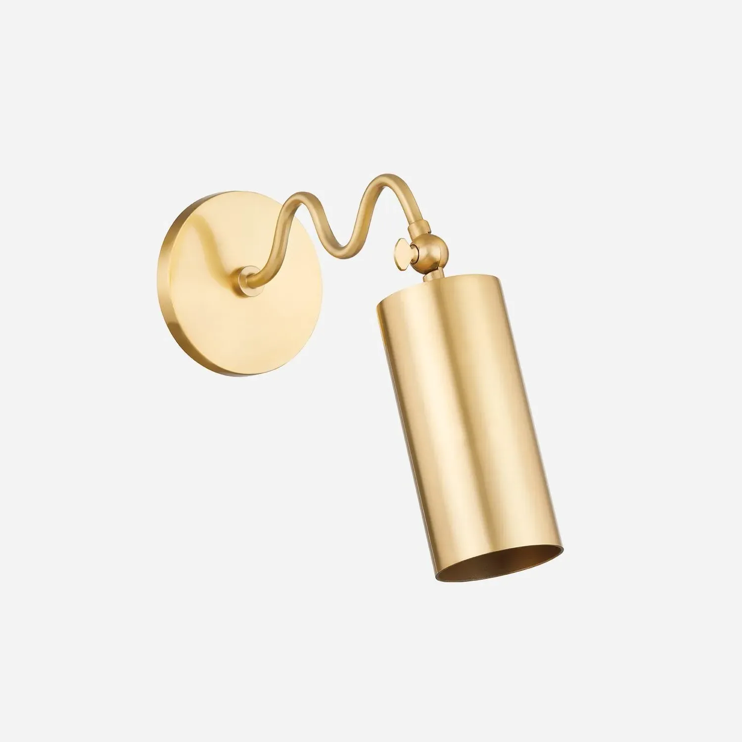 Wall Light with Directional Design - Brass product