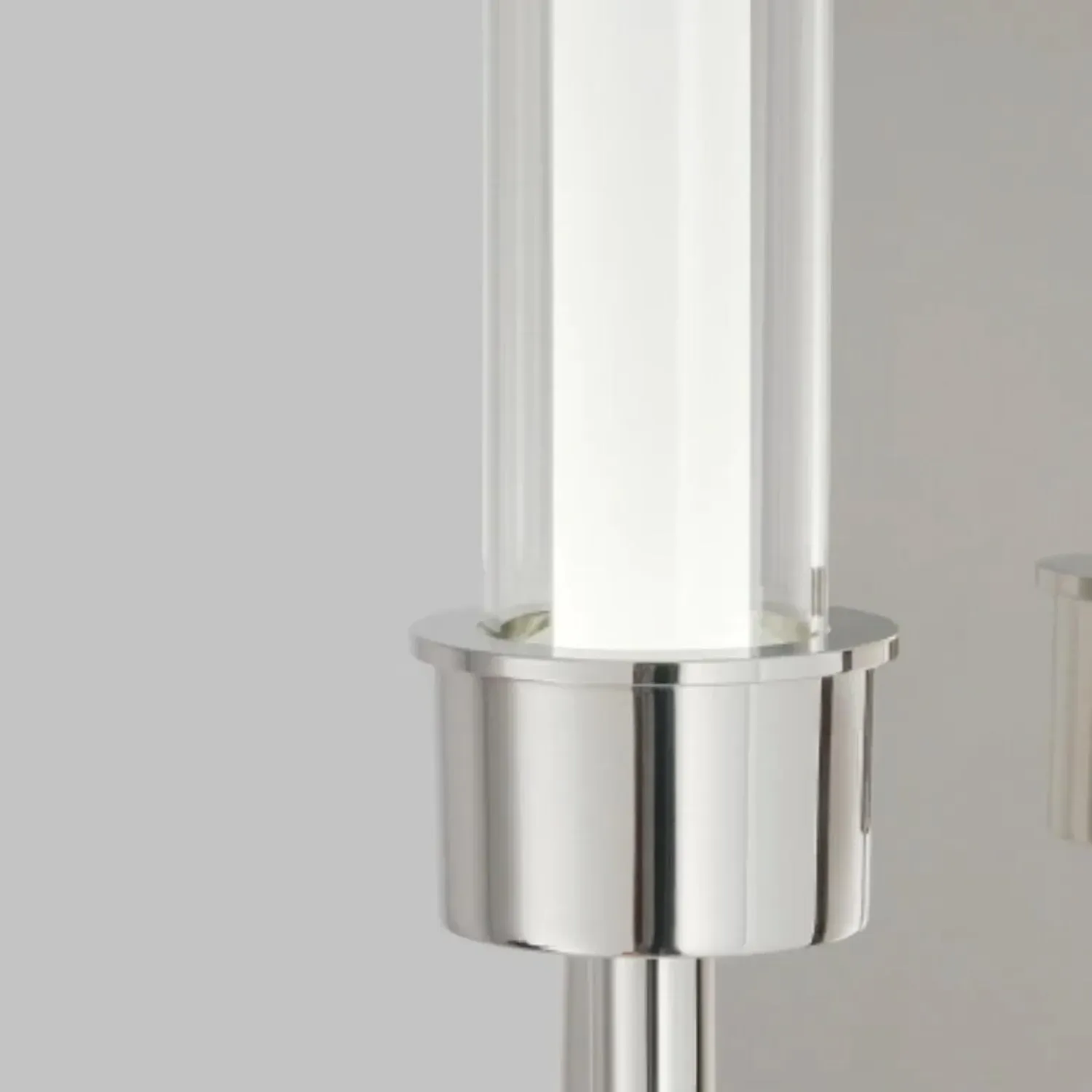 Wall Light with LED - Polished Nickel alternate view