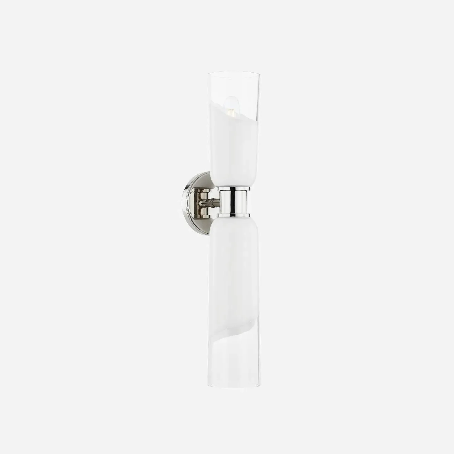 Wall Light with Opal Glass - Polished Nickel product