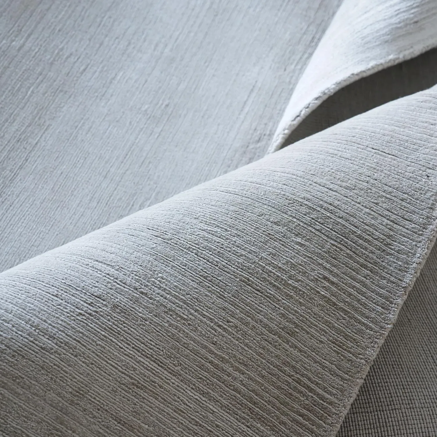 5' x 8' Viscose Rug Medium Pile - Ivory, Viscose alternate view