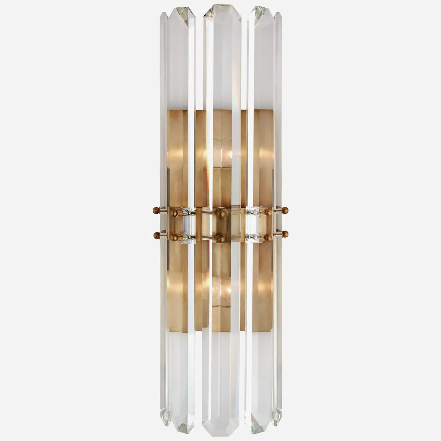 Bonnington Crystal Wall Light - Brass, Metal product