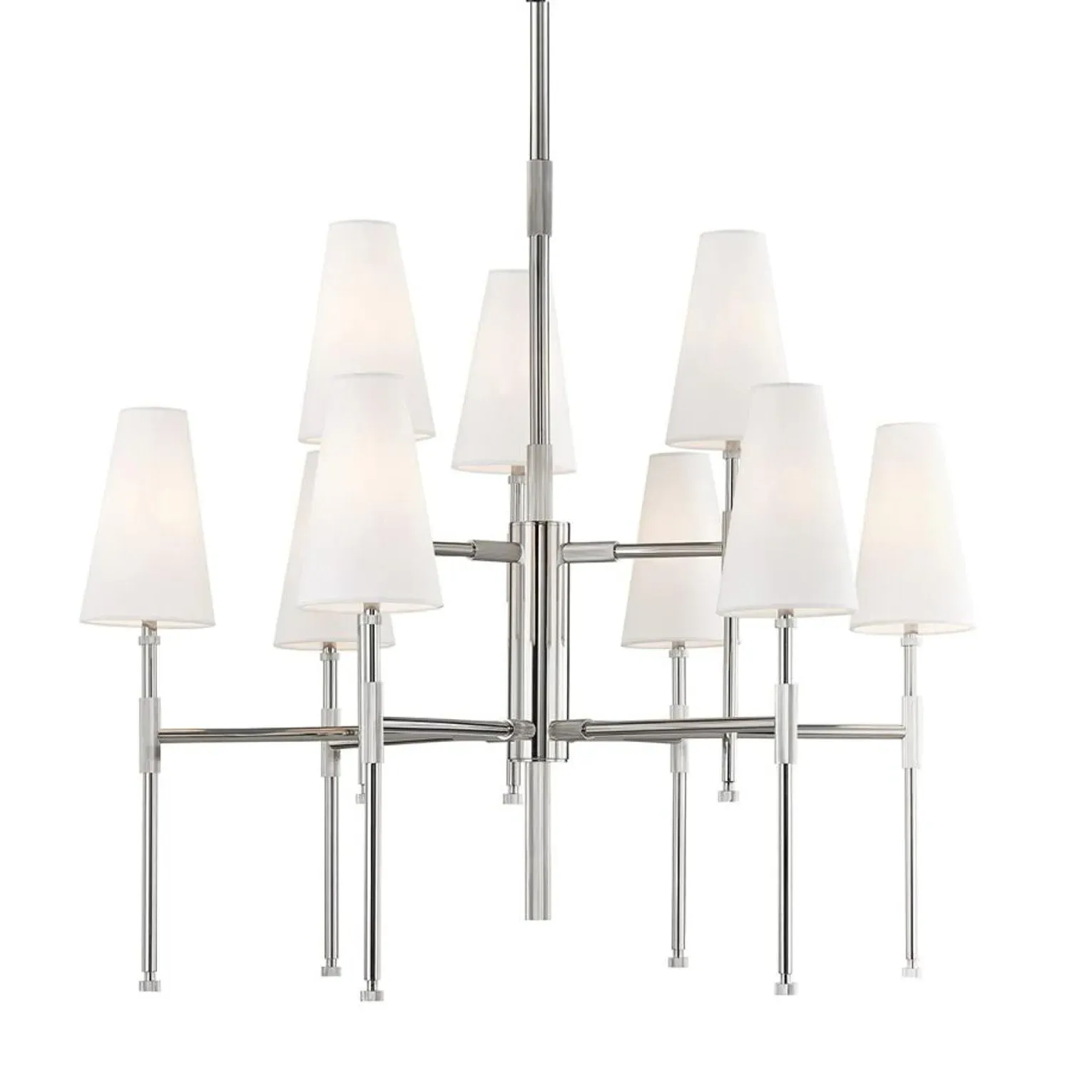 Large Chandelier 9-Light - Polished Nickel product