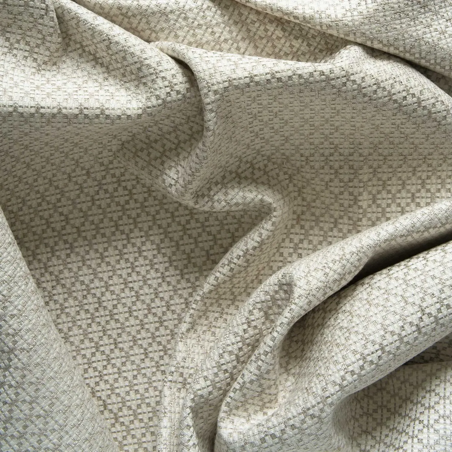 Geometric Cushion with Piping - String, Cotton alternate view