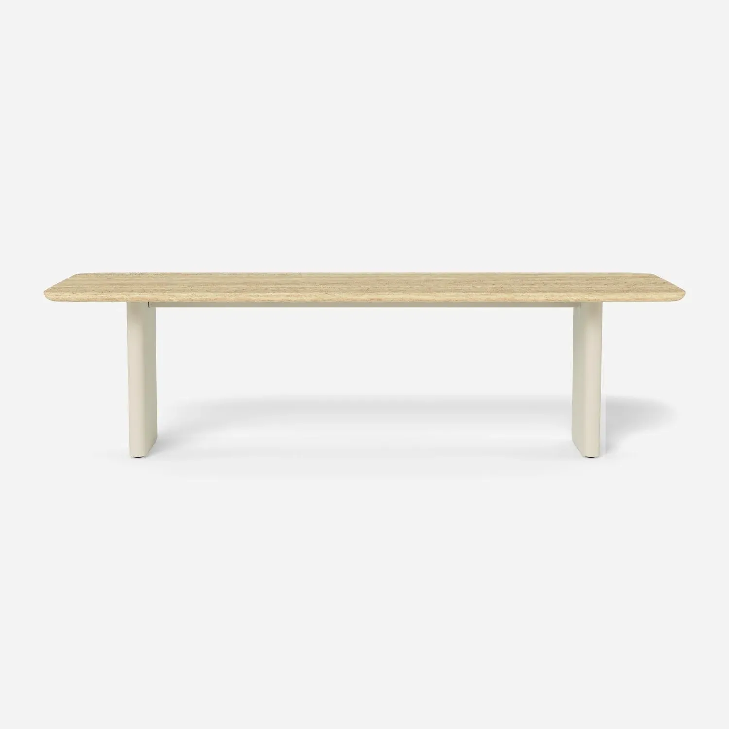 Caicos Rectangular Dining Table - Grey, Aluminum alternate view